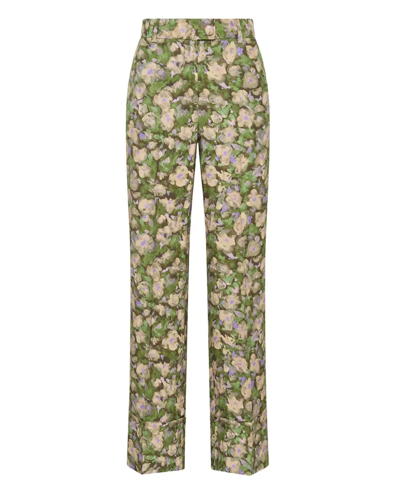 Maliparmi Hose mit Knöpfen - Grün Grün
