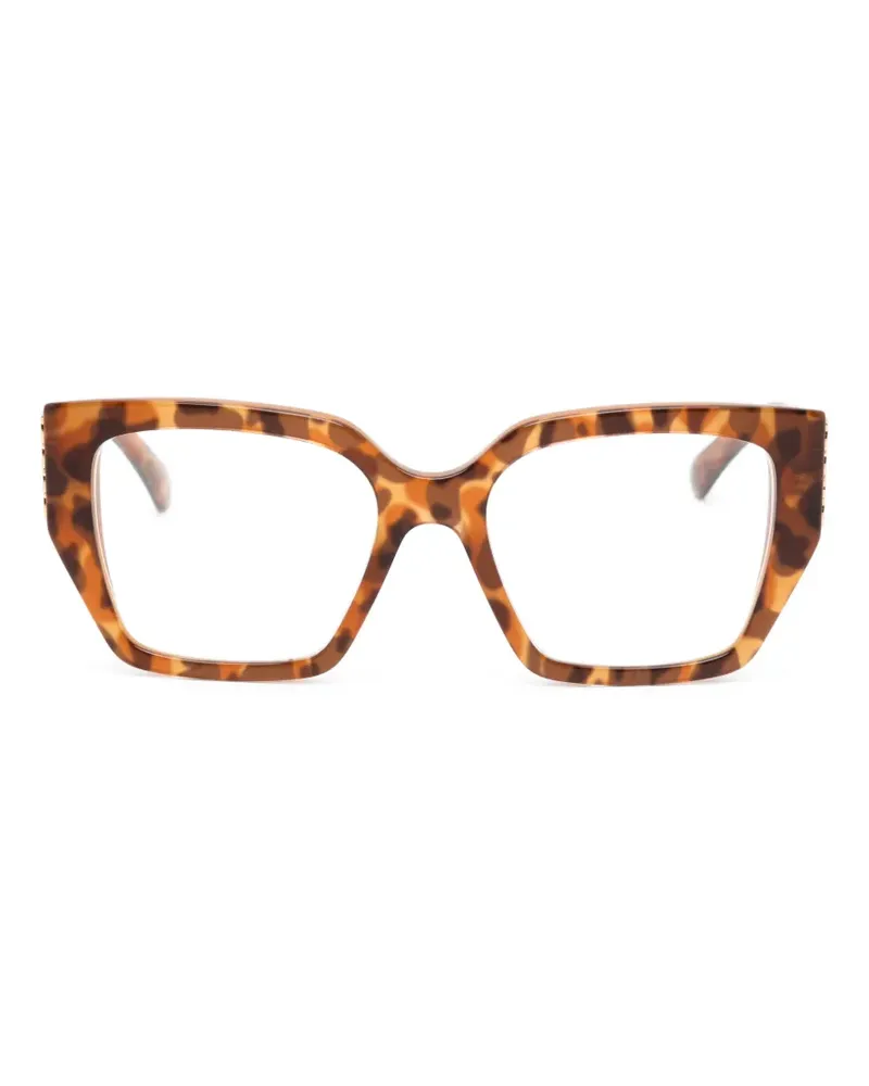 Gucci geometric-frame glasses - Braun Braun