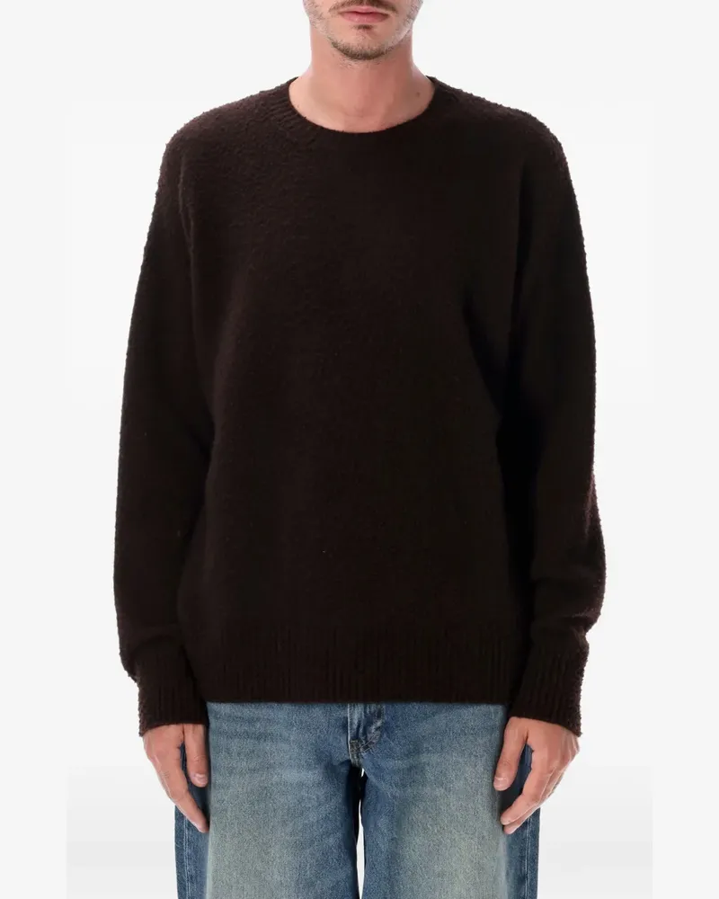 Roberto Collina Pullover mit Rundhalsausschnitt - Braun Braun