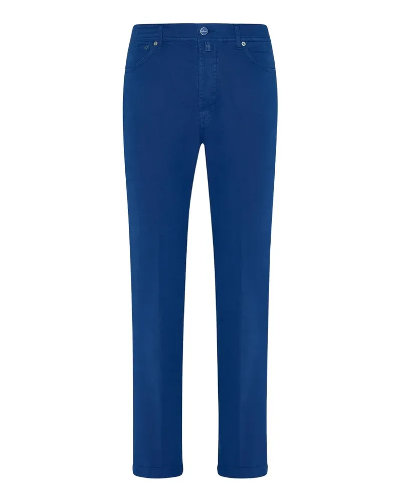 Kiton Jeans im Five-Pocket-Design - Blau Blau