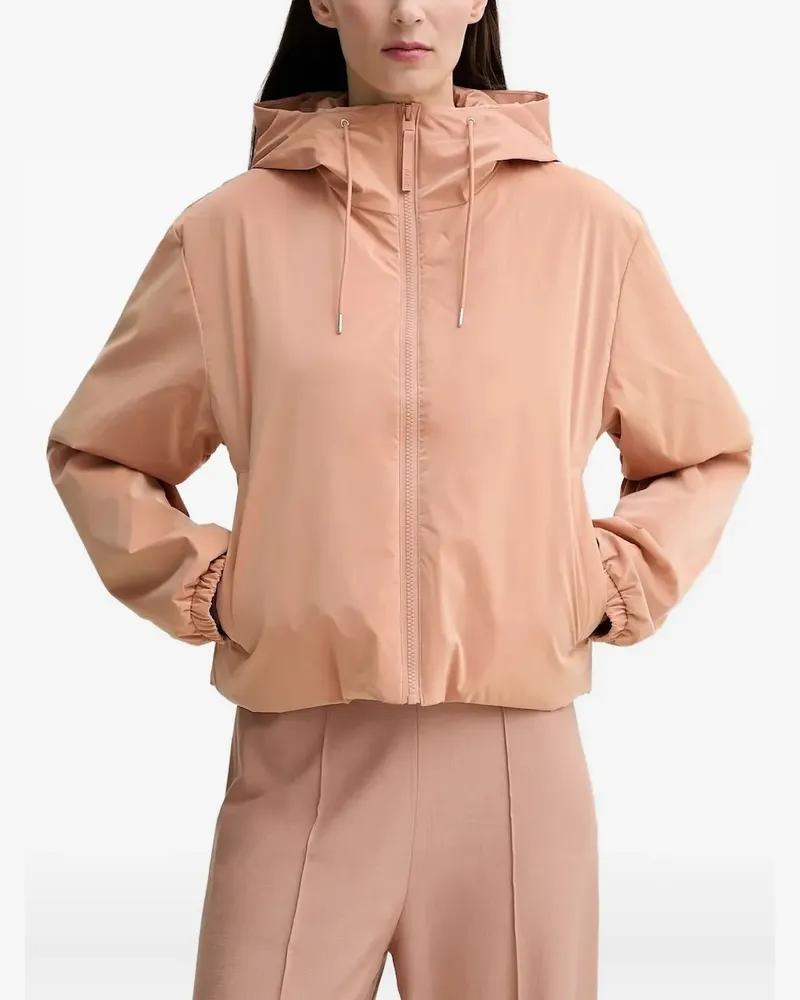 RAINS Kapuzenjacke mit Kordelzug - Rosa Rosa