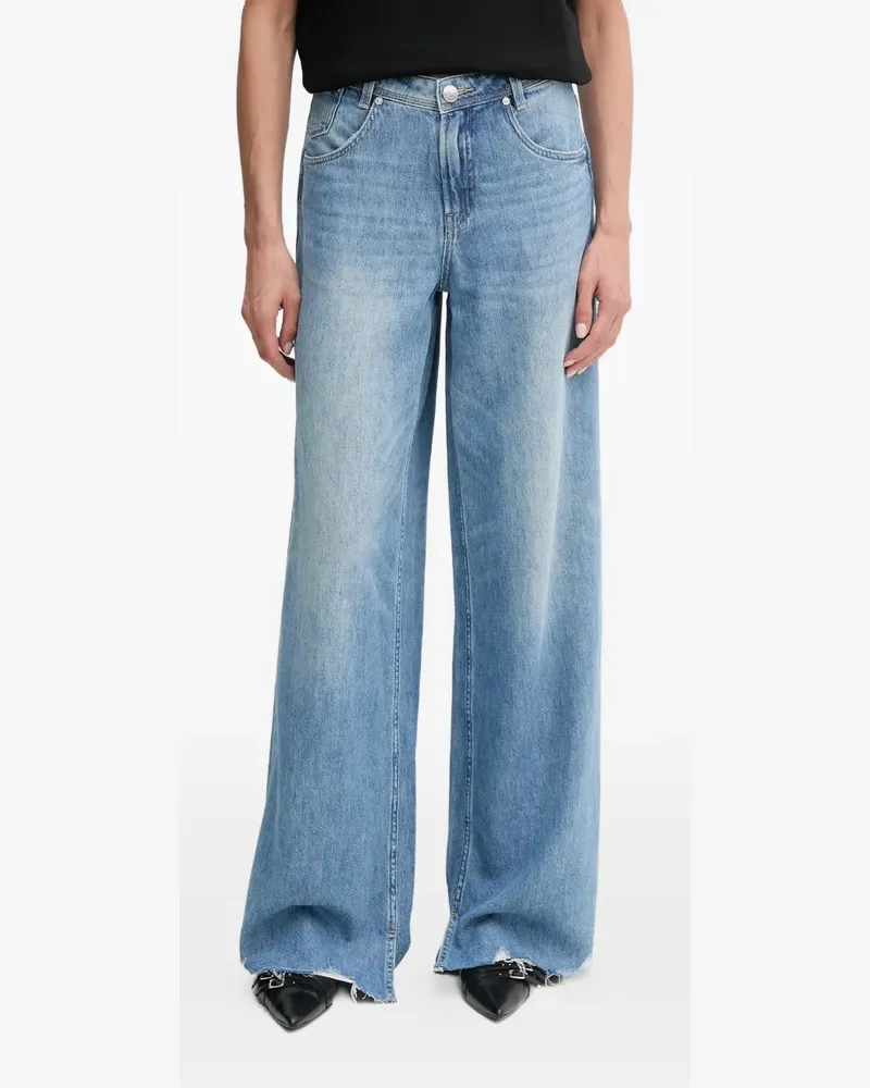 Miss Sixty frayed denim trousers - Blau Blau