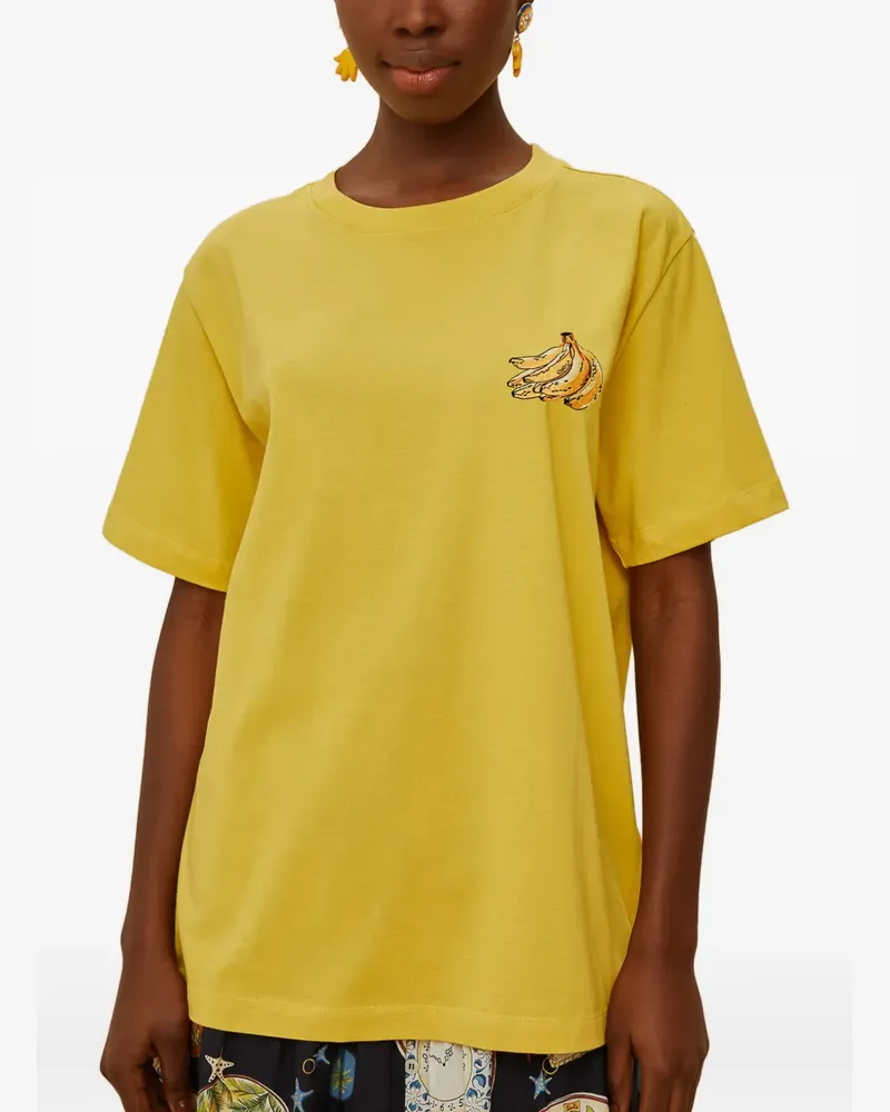 FARM Rio T-Shirt mit Bananen-Print - Gelb Gelb