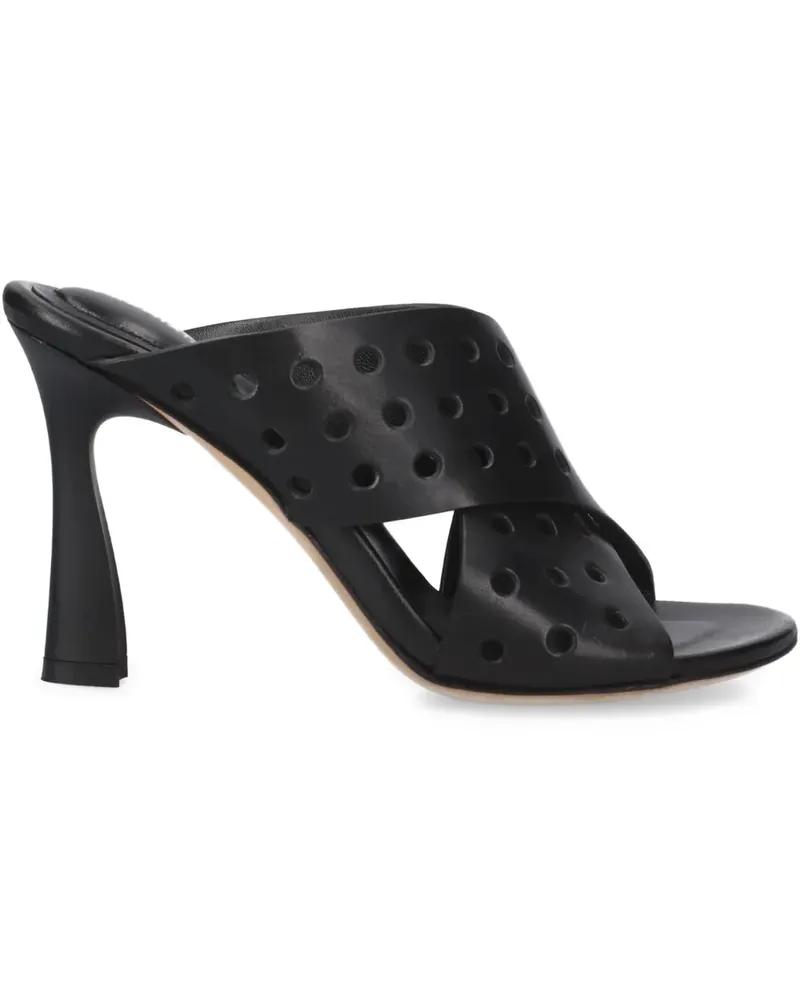Premiata Perforierte Mules - Schwarz Schwarz