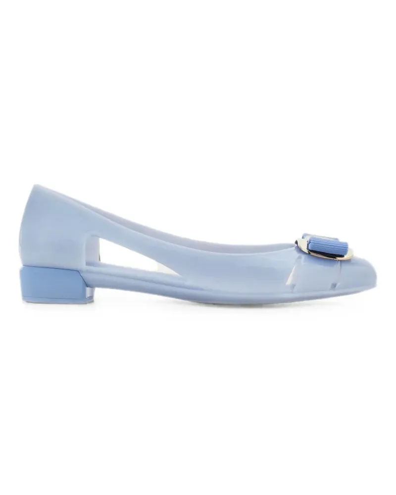 Ferragamo New Vara Jelly Ballerinas - Blau Blau