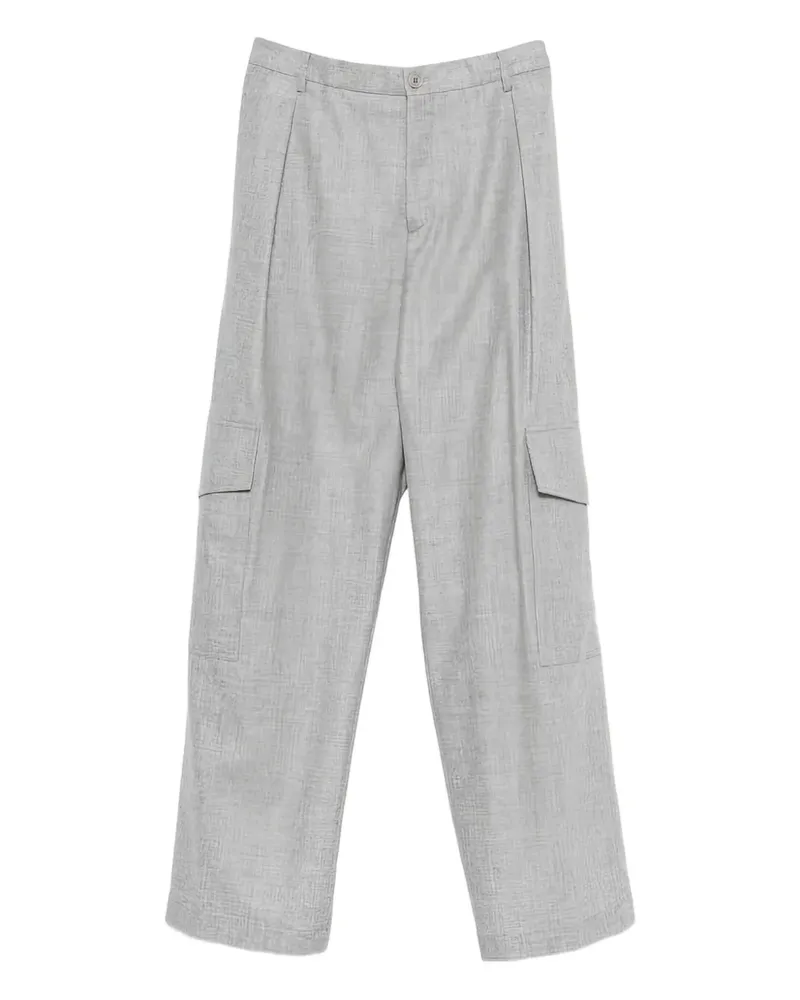 ASPESI Cargohose mit Falten - Grau Grau