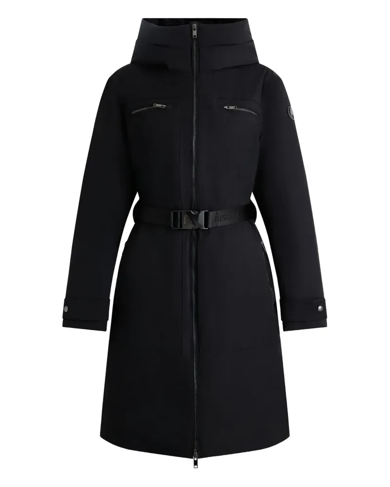 FUSALP belted coat - Schwarz Schwarz
