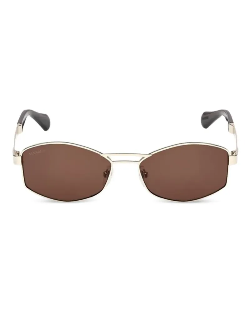 MAX&Co. geometric-frame sunglasses - Gold Gold