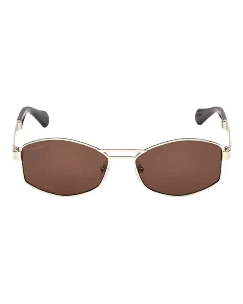 MAX&Co. geometric-frame sunglasses - Gold Gold