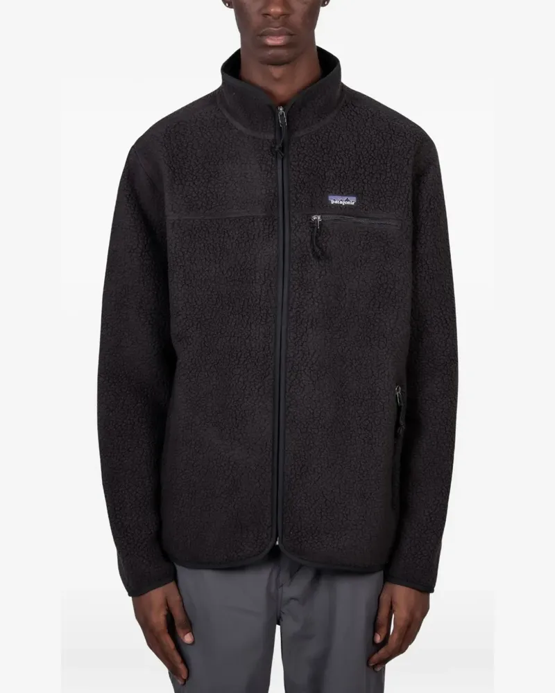 Patagonia Retro Pile Fleecejacke - Schwarz Schwarz