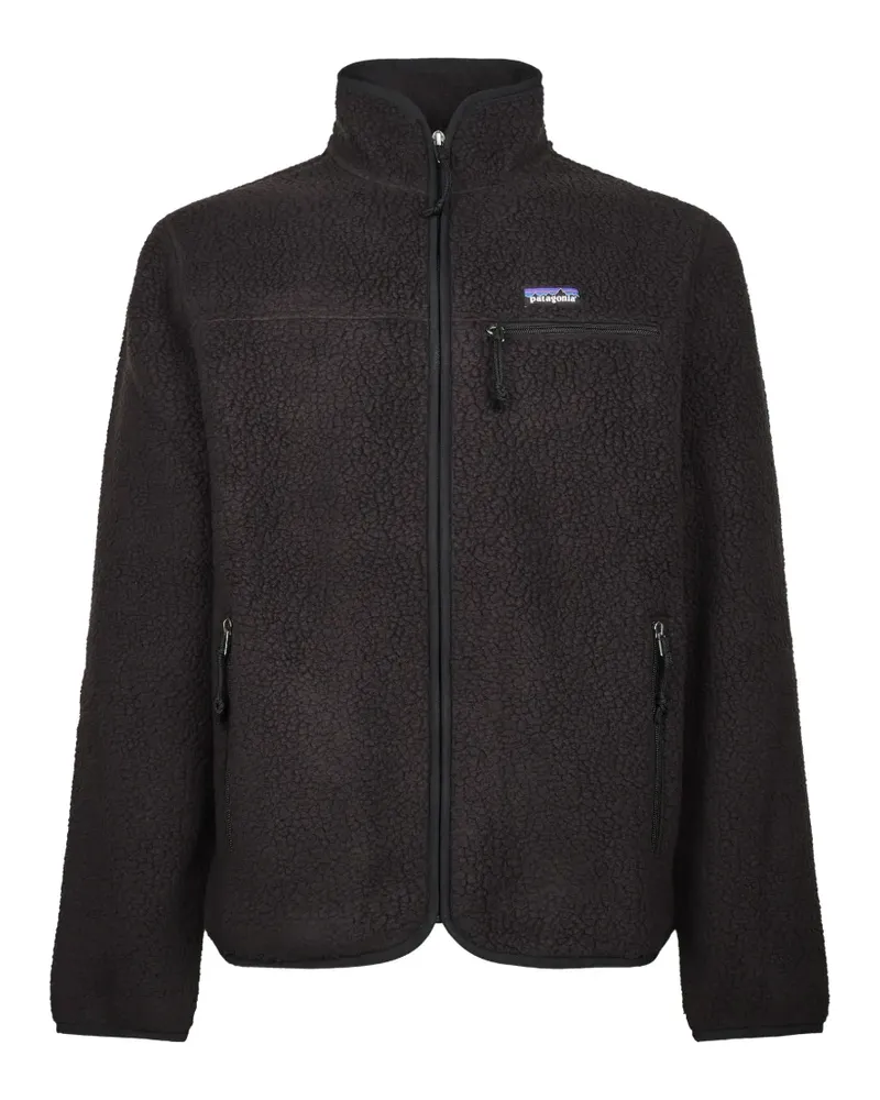 Patagonia Retro Pile zip-up jacket - Schwarz Schwarz