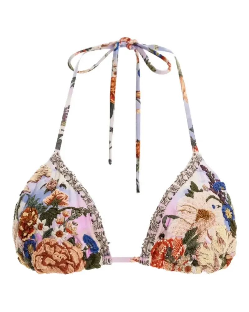 AGUA BENDITA Lolita Numen triangle bikini top - Nude Nude