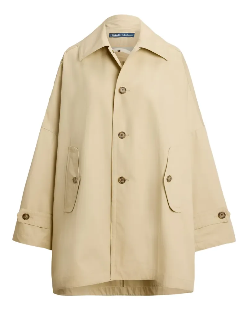 Ralph Lauren Twill-Mantel mit Knopfverschluss - Nude Nude