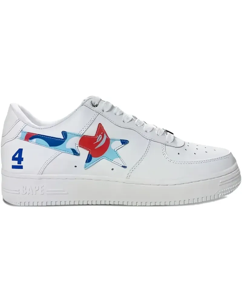 BAPE Bape Sta Paris 4th Anniversary sneakers - Weiß Weiß