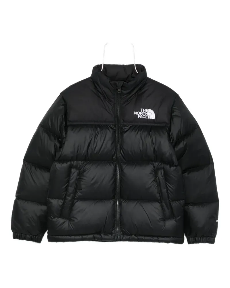 The North Face Gefütterte Jacke mit Logo-Stickerei - Schwarz Schwarz