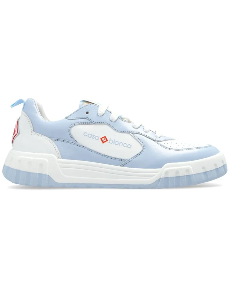 Casablanca Paris Court Sneakers mit Kontrasteinsätzen - Blau Blau