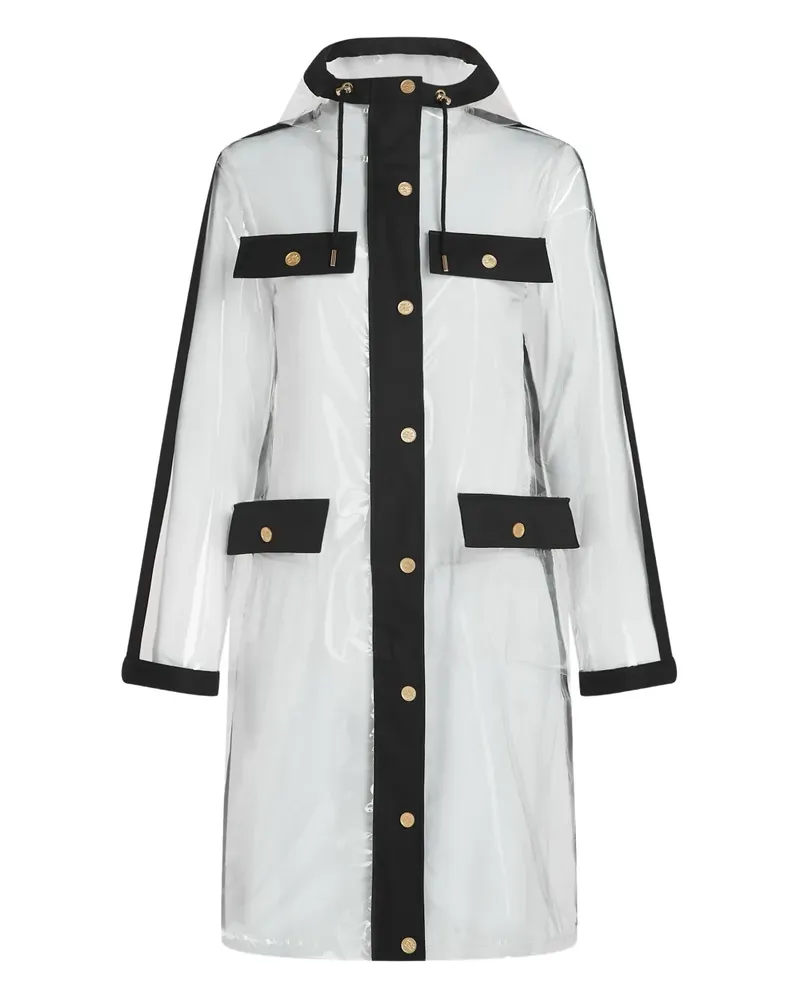 Karl Lagerfeld Regenmantel mit Kapuze - Weiß Weiß