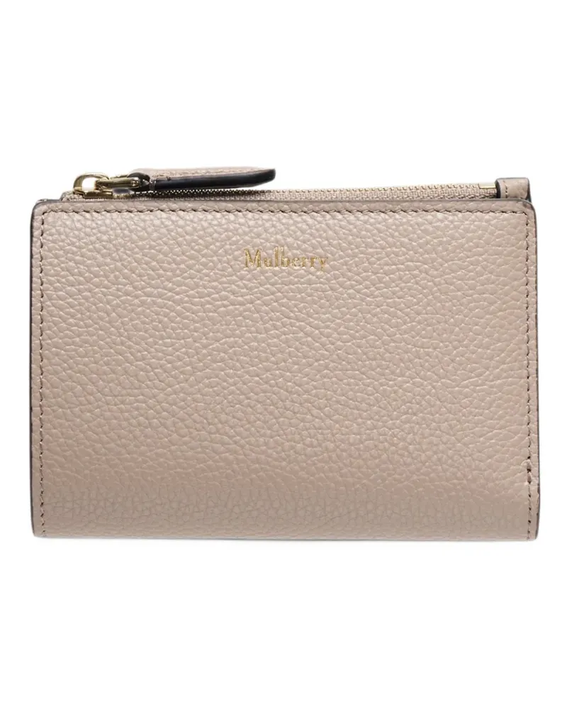 Mulberry Portemonnaie aus gekörntem Leder - Nude Nude