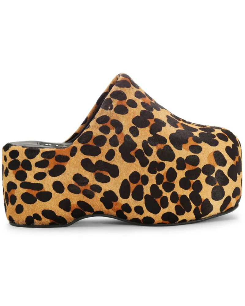 Simon Miller Mules mit Geparden-Print - Braun Braun