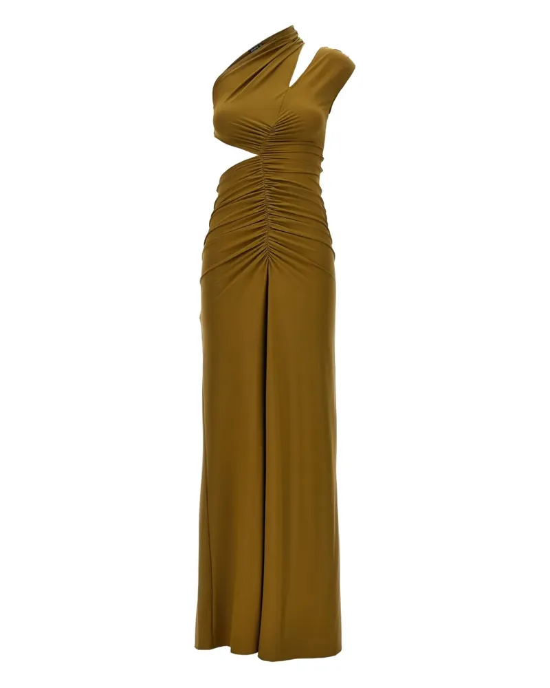 ATLEIN Drapiertes Kleid - Grün Grün