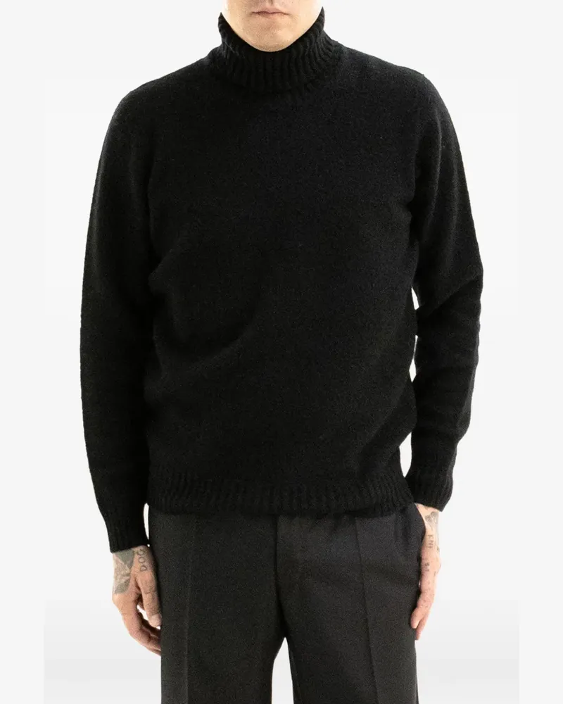 Drumohr  roll-neck knitted sweater - Schwarz Schwarz