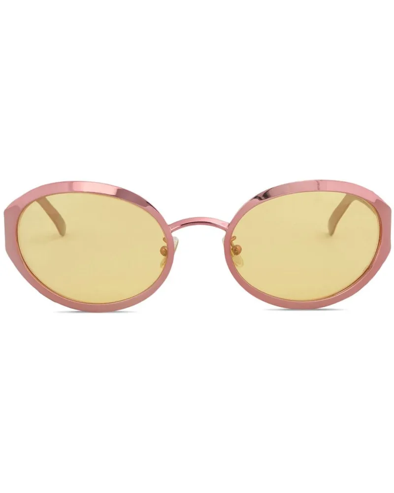 Marni To-Sua Sonnenbrille mit ovalem Gestell - Rosa Rosa