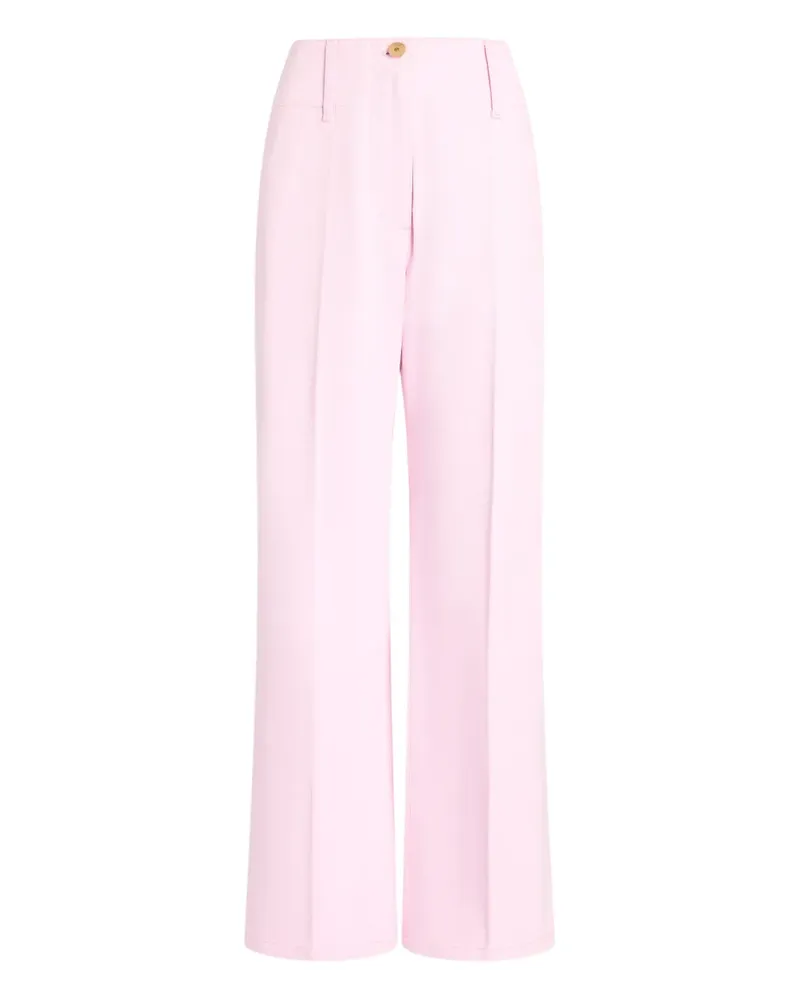 Patou Hose mit Gürtelschlaufen - Rosa Rosa