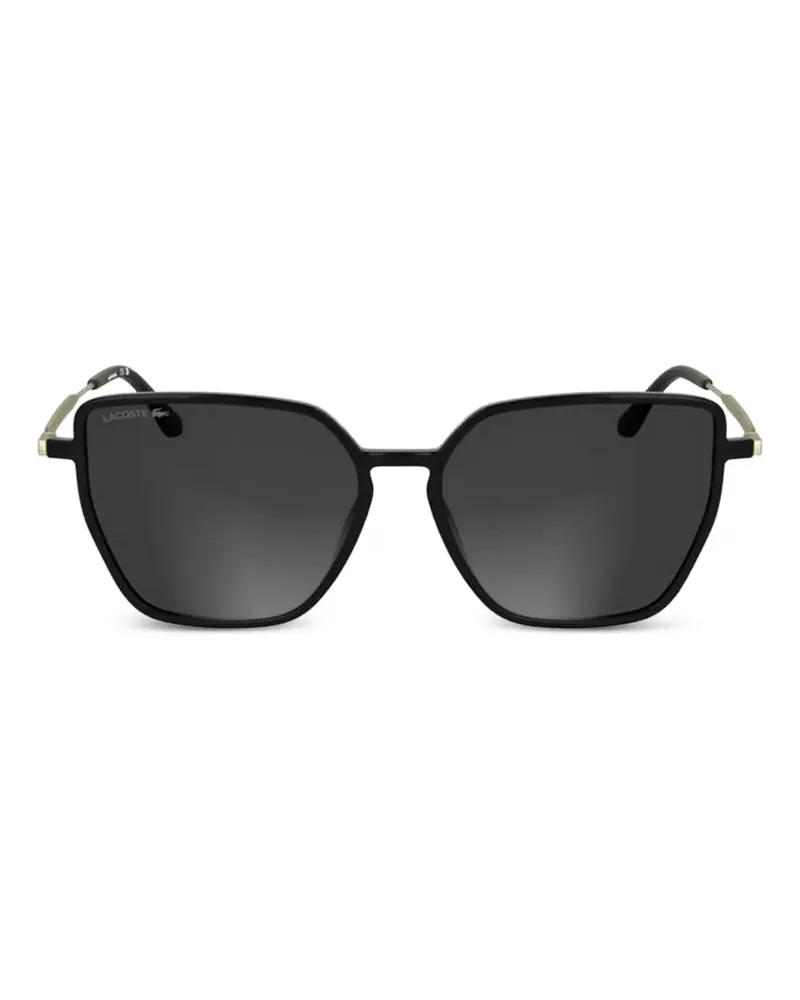 Lacoste Sonnenbrille mit geometrischem Gestell - Silber Silber