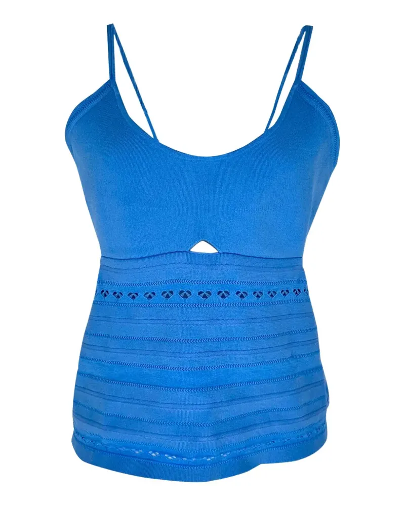Victoria Beckham Camisole-Top mit Cut-Out - Blau Blau