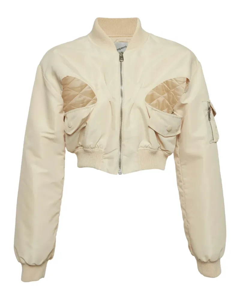 COPERNI cut-out cropped jacket - Nude Nude