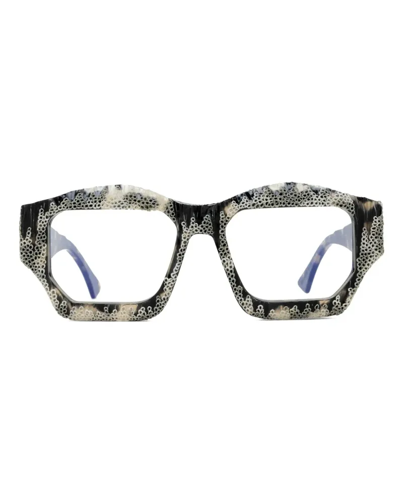 KUBORAUM Brille mit geometrischem Gestell - Grau Grau