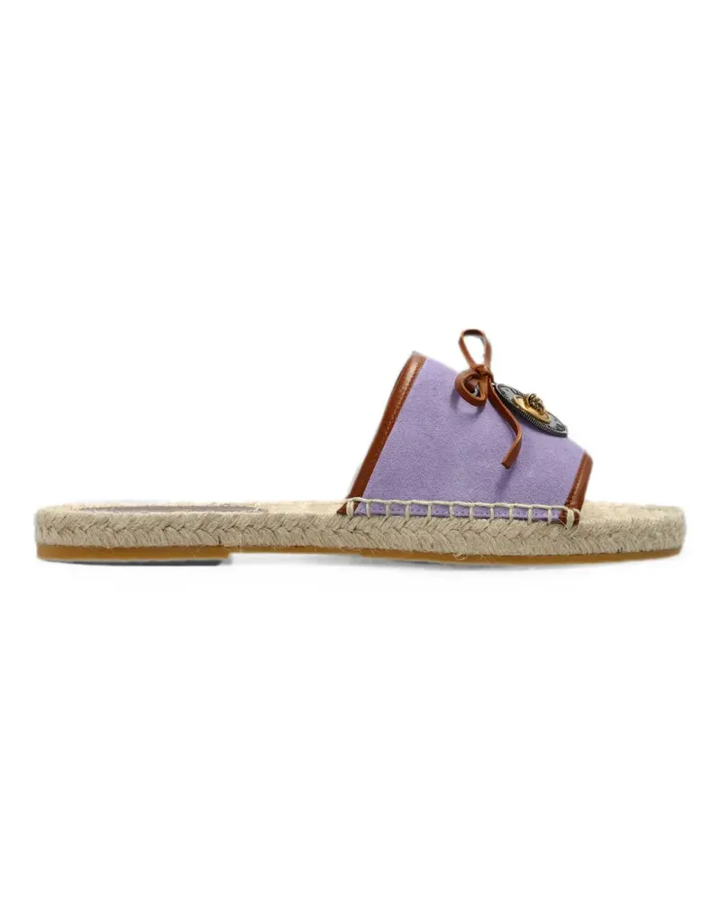 Versace Lola Sandalen mit Schild - Violett Violett