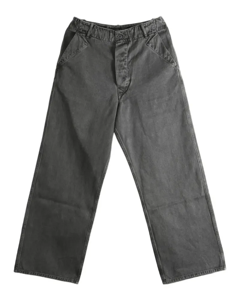 Taiga Takahashi Hose mit geradem Bein - Grau Grau
