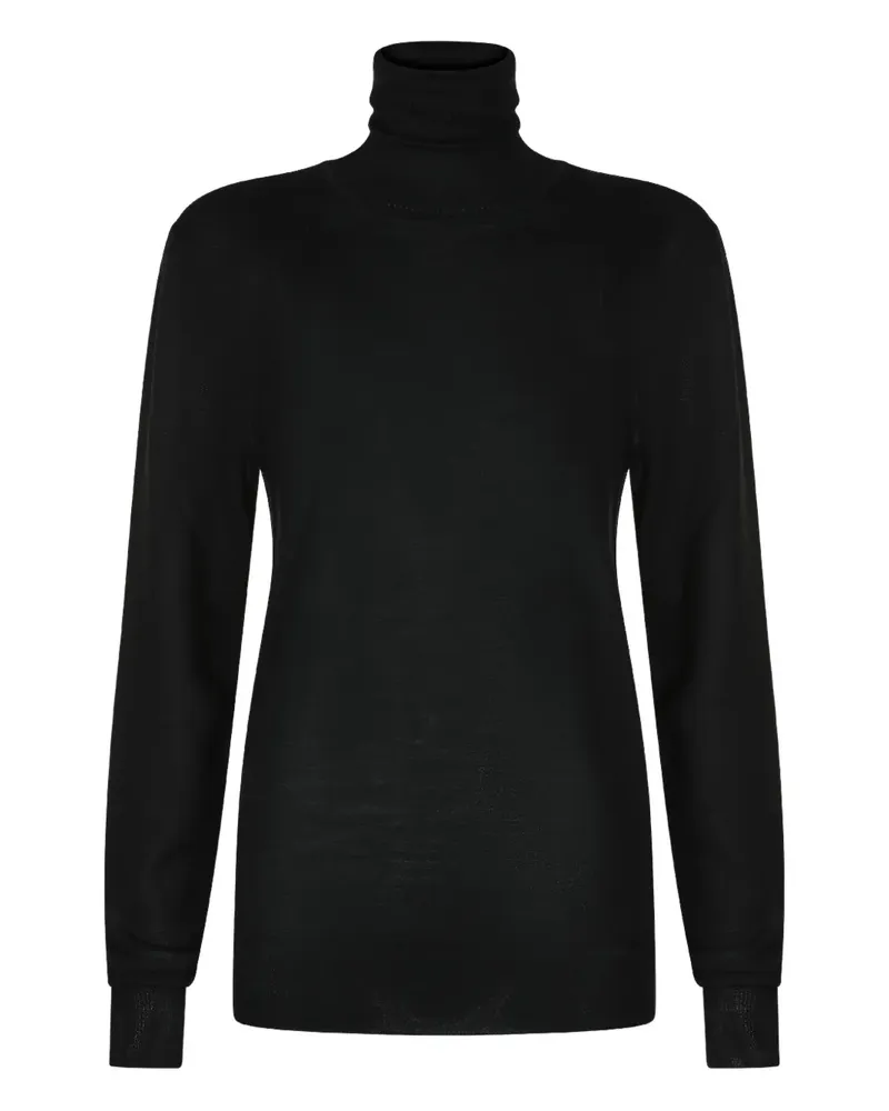 Saint Laurent Pullover mit Rollkragen - Schwarz Schwarz