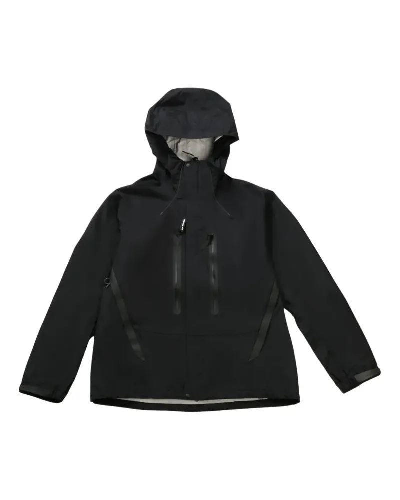 and wander hooded waterproof jacket - Schwarz Schwarz