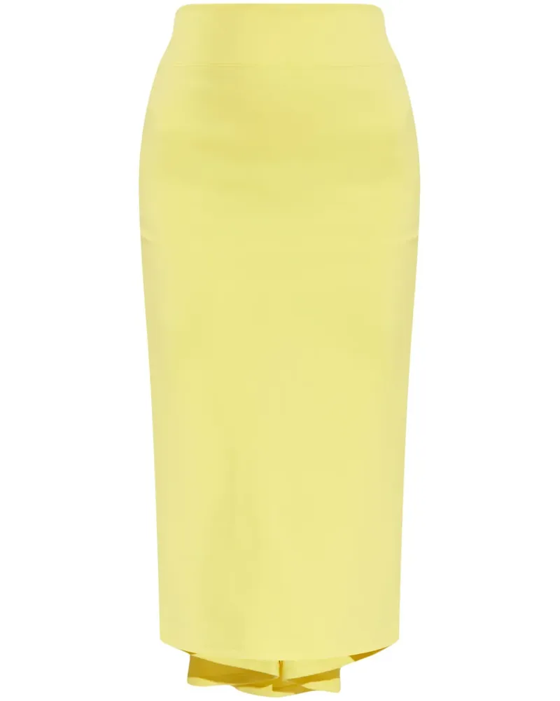Jacquemus Drapierter Rock - Gelb Gelb