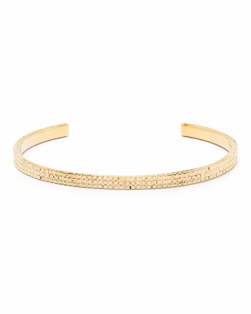Wouters & Hendrix Texturierter Armreif - Gold Gold