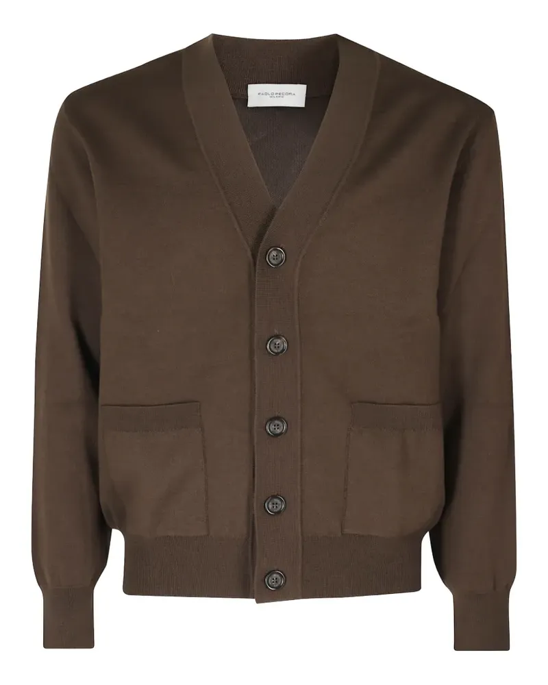 Paolo Pecora Milano Geknöpfter Cardigan - Braun Braun