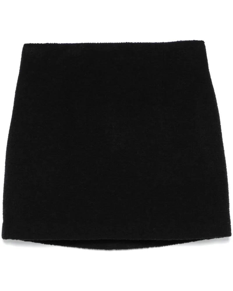 Tagliatore Minirock aus Bouclé - Schwarz Schwarz