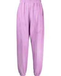 Aries Jogginghose mit Logo-Print Violett