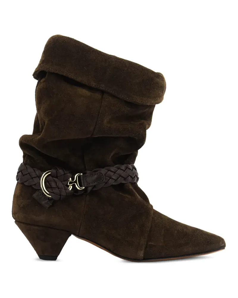 Nubikk Sally Lynn Stiefeletten mit Flechtdetail - Braun Braun