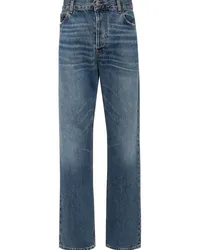 Fiorucci Halbhohe Bootcut-Jeans Blau