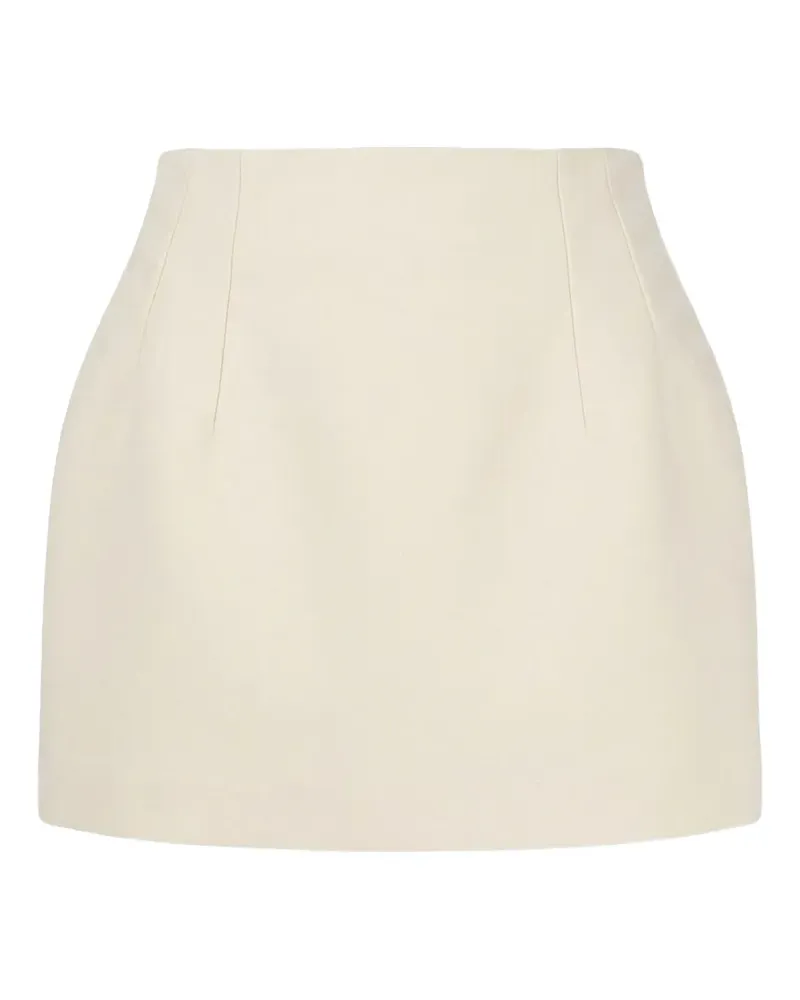 WARDROBE.NYC A-line mini skirt - Weiß Weiß