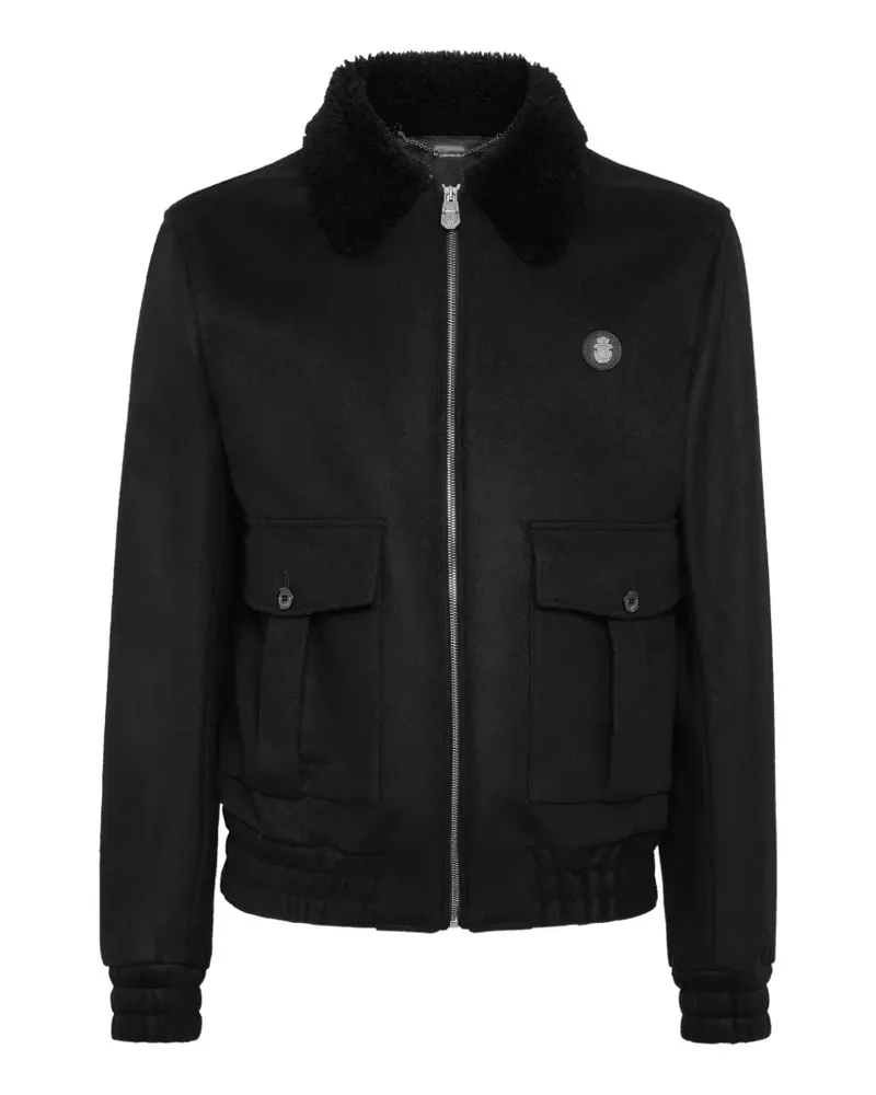 Billionaire Bomberjacke aus Shearling - Schwarz Schwarz