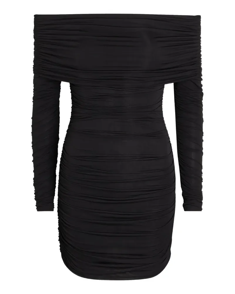 Ronny Kobo Kya off-the-shoulder mini dress - Schwarz Schwarz