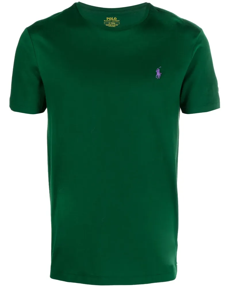 Ralph Lauren T-Shirt mit Logo-Stickerei - Grün Grün