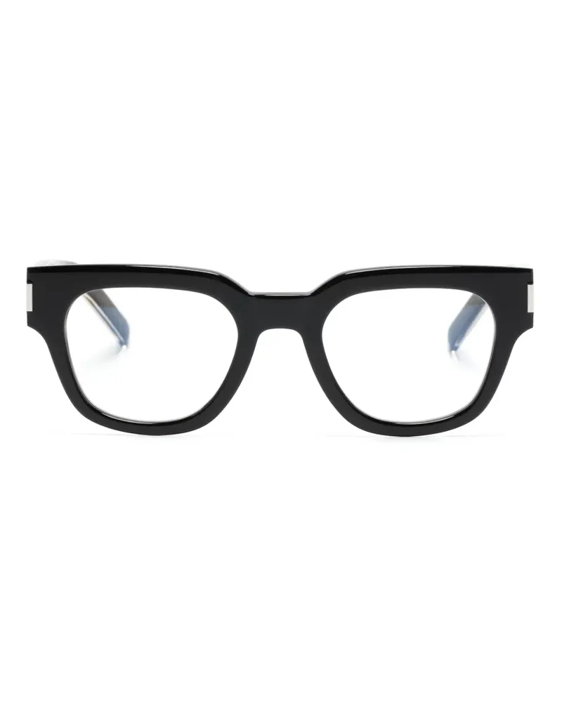 Saint Laurent SL661 Brille mit eckigem Gestell - Schwarz Schwarz