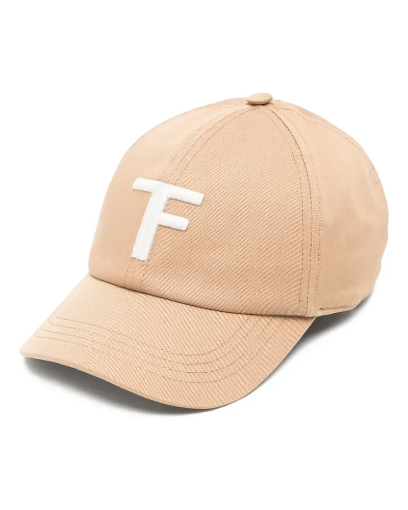Tom Ford Baseballkappe mit Logo-Stickerei - Nude Nude