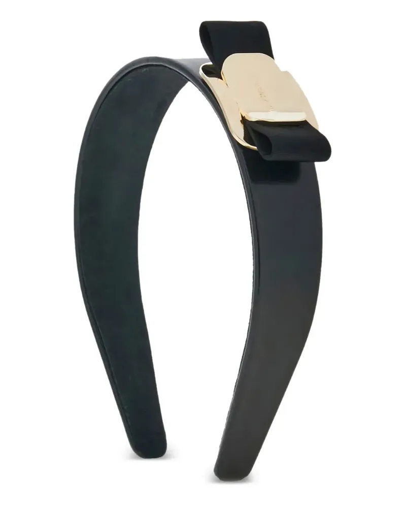 Ferragamo Stirnband mit Schleife - Schwarz Schwarz