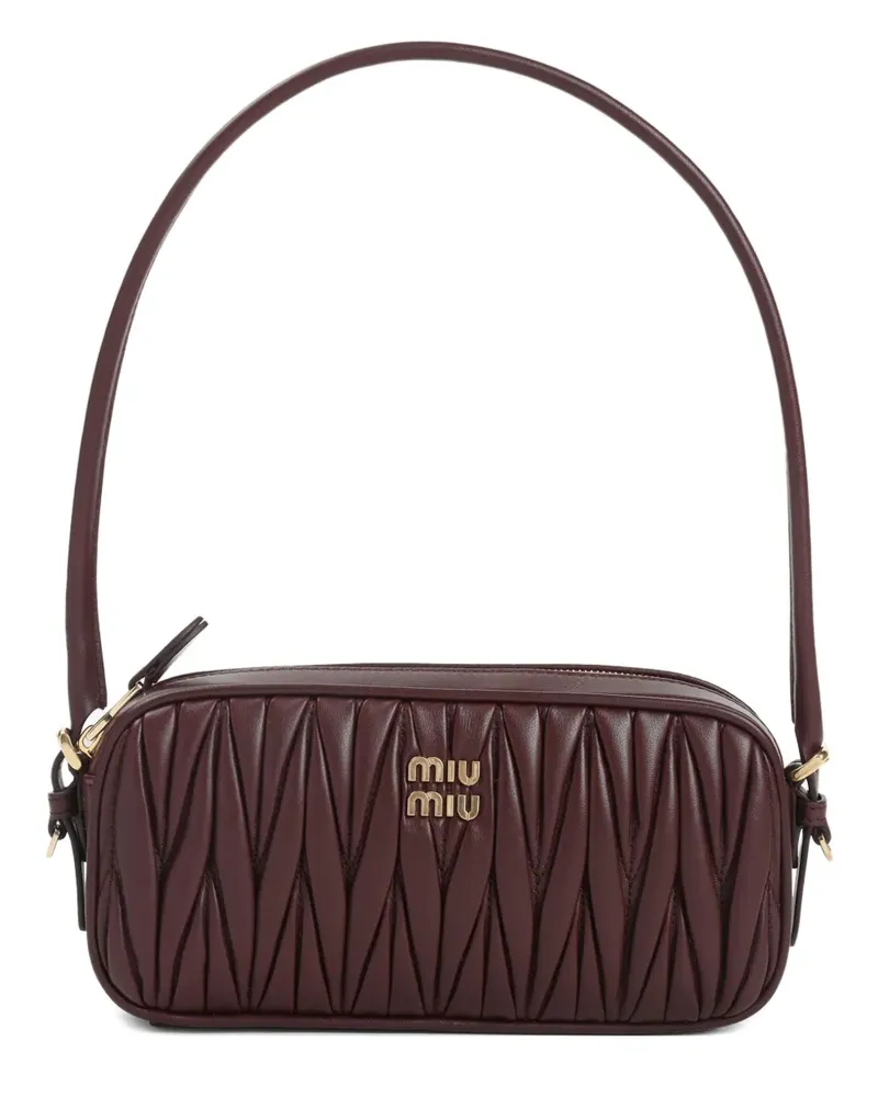 Miu Miu Gesteppte Schultertasche - Braun Braun